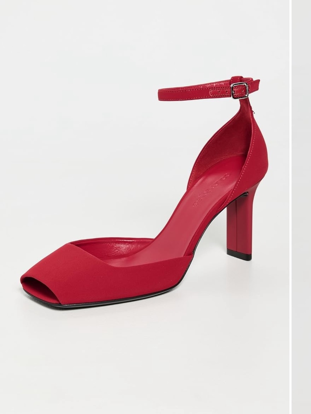 New in Box Courreges Peep Toe Ruby Jersey Pumps